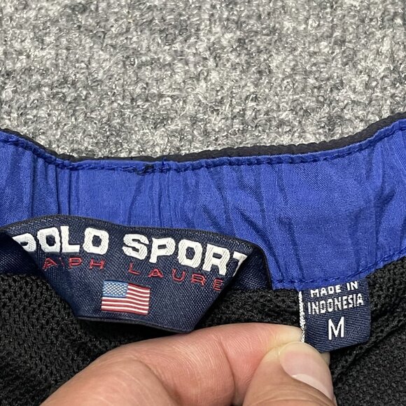 Vintage Polo Sport Ralph Lauren Navy Track Pants M - Picture 6 of 10
